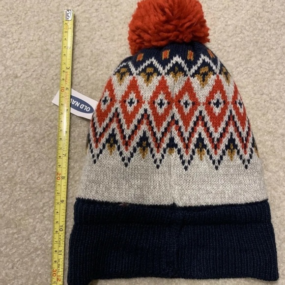 Old Navy Lot of 2 Toddler Kid Winter Hats Toques Caps Size S-M Acrylic Polyester - Picture 9 of 12